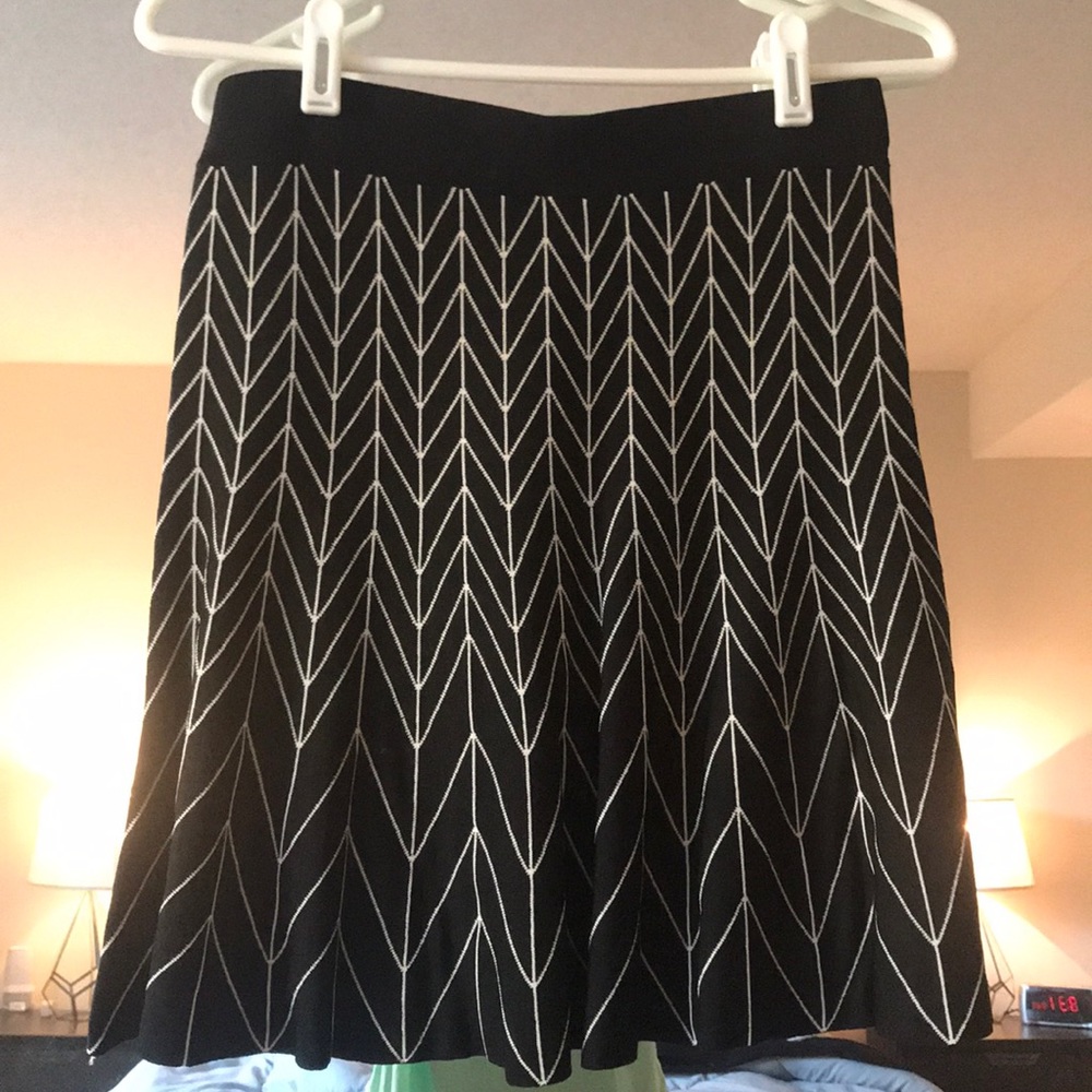Black and white skirt